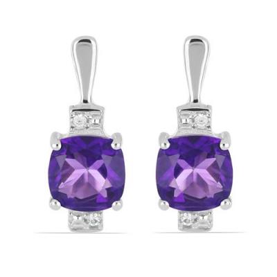 BUY STERLING SILVER NATURAL LEMON TOPAZ GEMSTONE CLASSIC EARRINGS